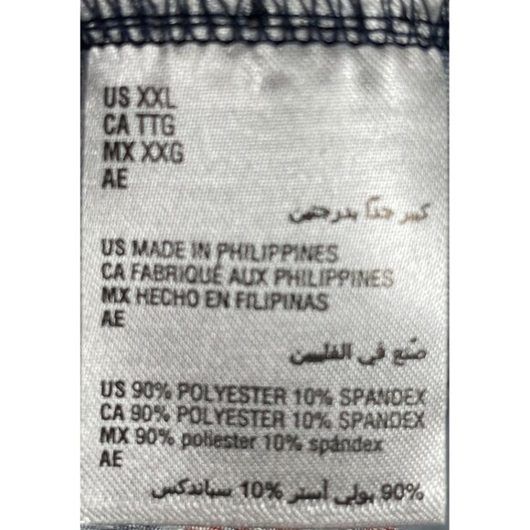 JM Collection Womens Sz XXL Jacquard Knit Floral Top Intrepid Blue CB Polyester - Picture 9 of 10